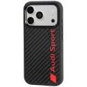Audi R8 süsinikkiust MagSafe kest iPhone 18 Pro / 17 Pro must