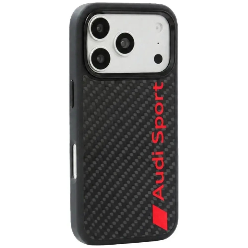 Audi R8 hiilikuitu MagSafe -kotelo iPhone 18 Pro / 17 Pro musta – 3