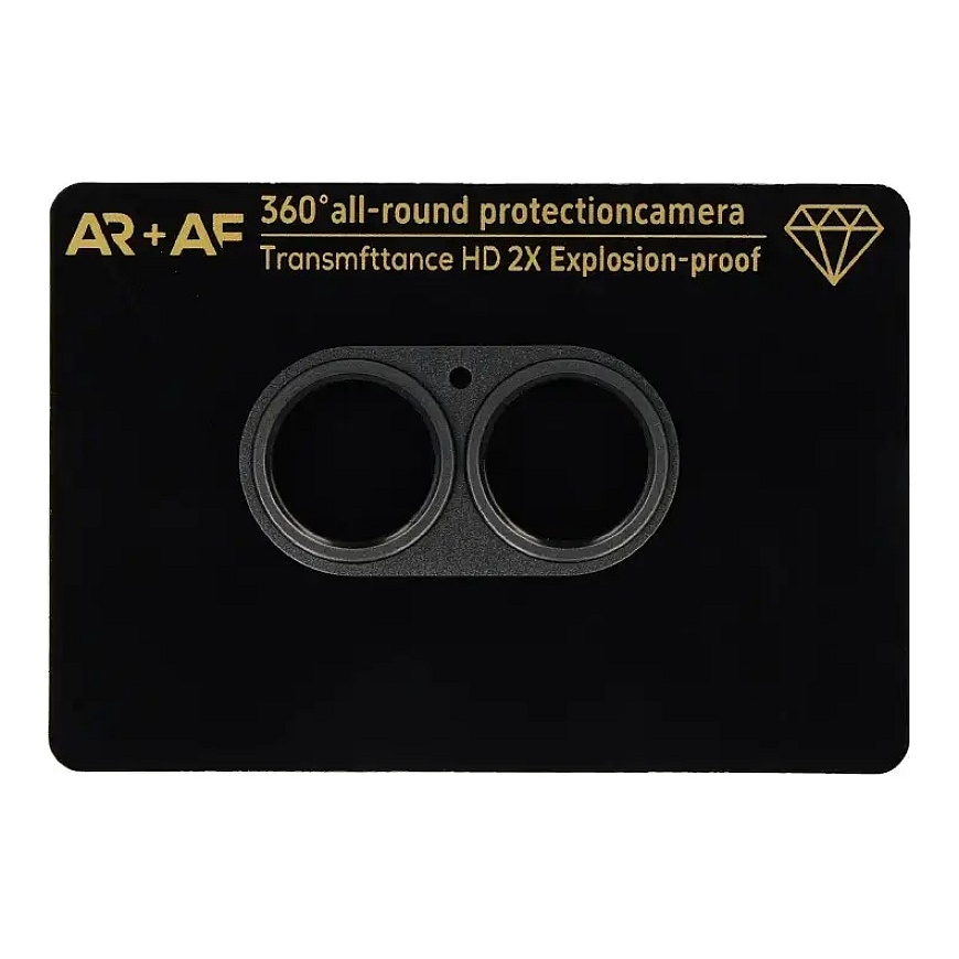 Alumiininen metallinen kameran linssisuojus iPhone 17:lle musta