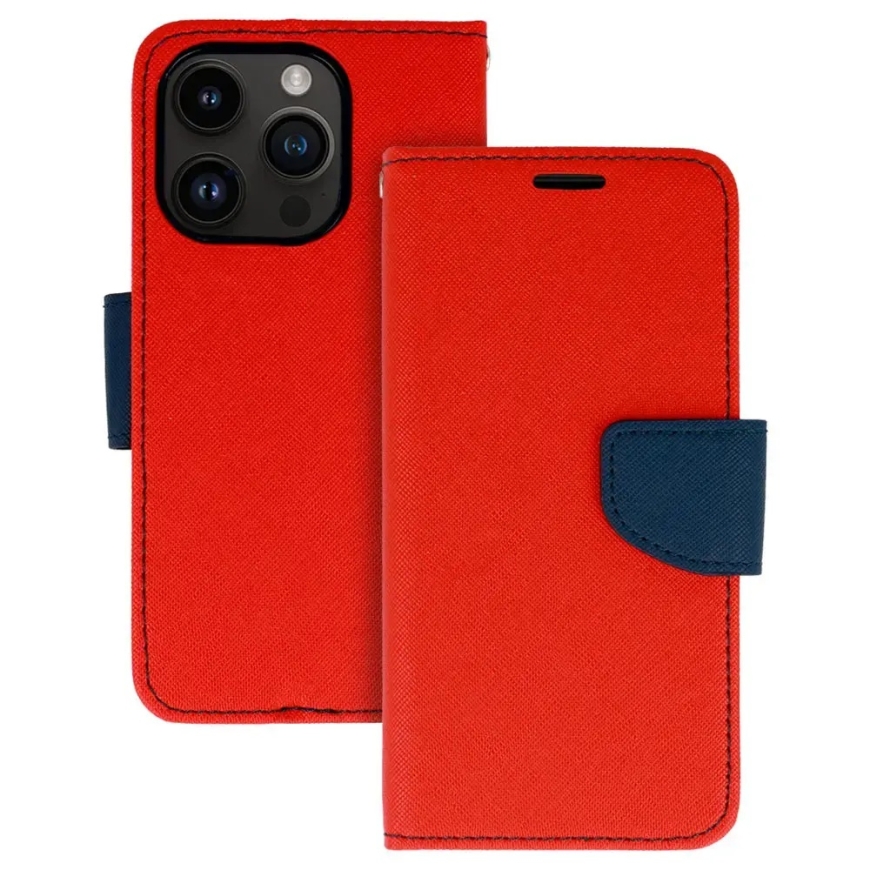 Fancy Case for Samsung Galaxy S22 red-navy