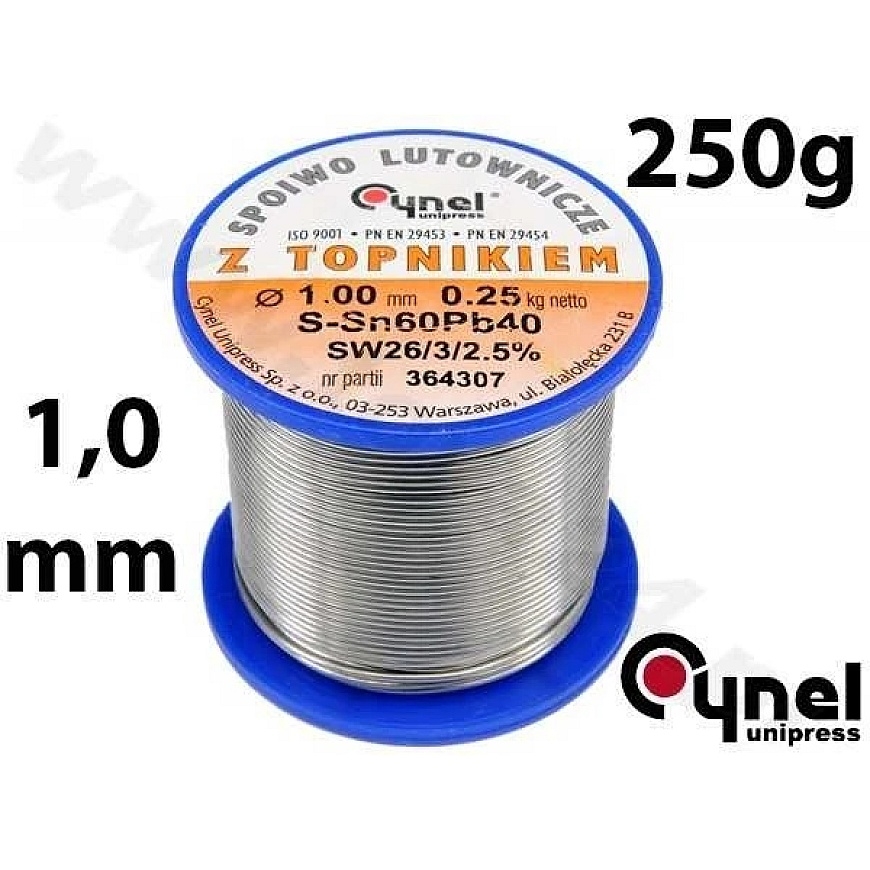 Toya Sa Poland Copper Wire Ø 1.00mm 250g with Flux (76811) – 2