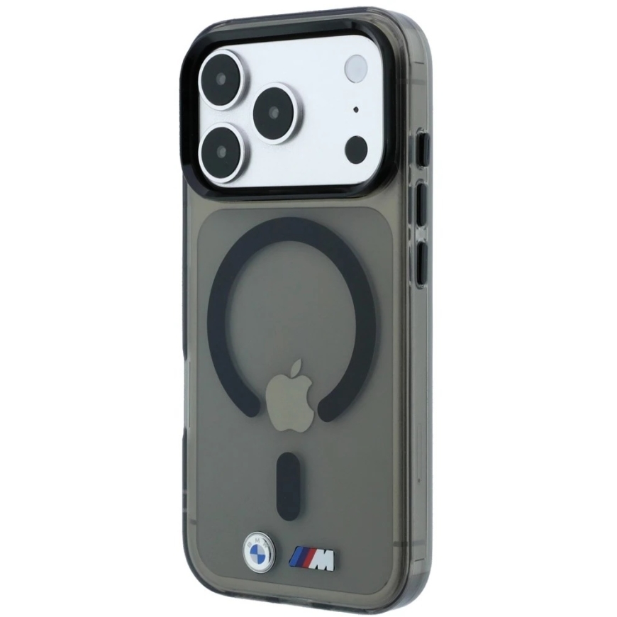 BMW M IML blizgus metalinis logotipas ir apdailos MagSafe dėklas iPhone 18 Pro Max / 17 Pro Max - Juodas – 3