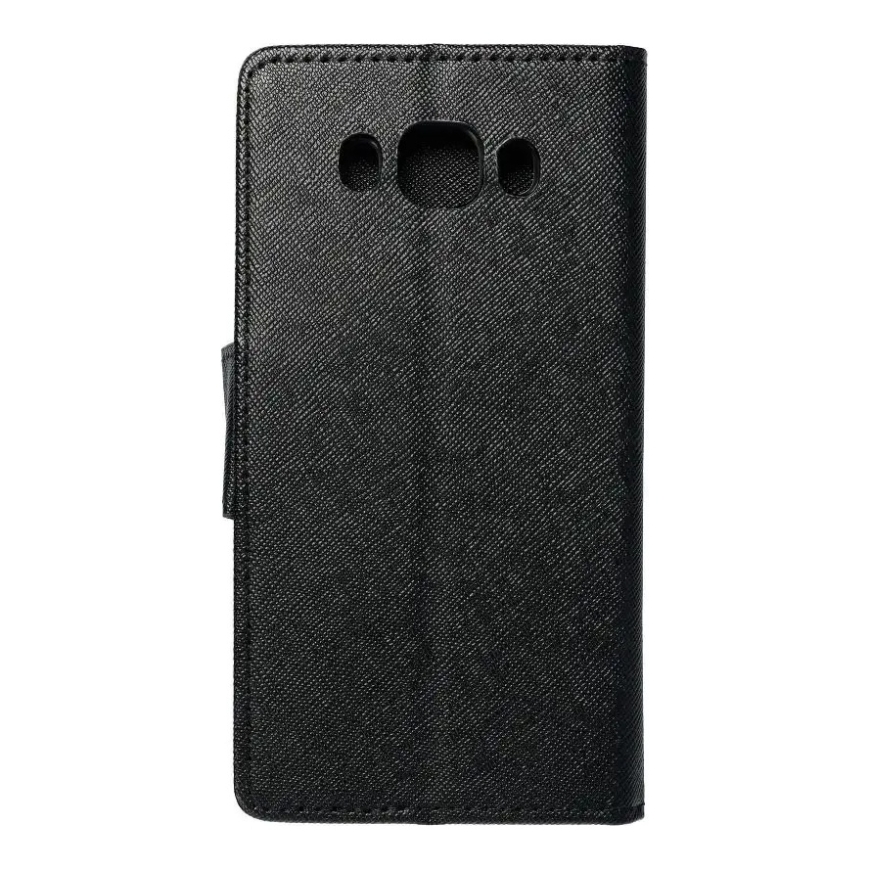 FANCY kirjatyyppinen puhelinlompakko Samsung Galaxy J5:lle (2016) (J510) musta – 2