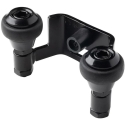 Holder PSG 60.023.9005 60 mm for sliding gates (2 rollers) black RAL9005 Holder PSG 60.023.9005 60 mm for sliding gates (2 rollers) black RAL9005