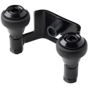 Kinnitus PSG 60.023.9005 60 mm liugväravatele (2 rullikut) must RAL9005 Kinnitus PSG 60.023.9005 60 mm liugväravatele (2 rullikut) must RAL9005