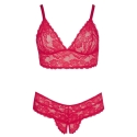 Cottelli Curves Bra and Red Panties 2XL Cottelli Curves Bra and Red Panties 2XL