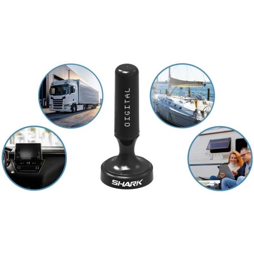 Shark SHA301CAR aktiivinen DVB-T-auton antenna vahvistimella – 2