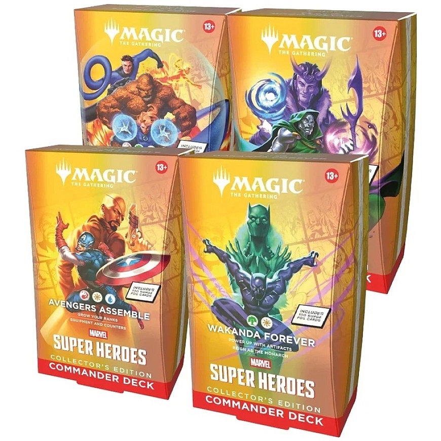 Magic The Gathering MTG - Marvel Super Heroes - Коллекционное Издание Командирского Набора