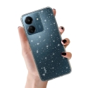 Kristalline sädelev kate Xiaomi Redmi 14C hõbedane Kristalline sädelev kate Xiaomi Redmi 14C hõbedane