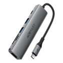 Acefast J18 6-in-1 dokkimisjaam USB-C kuni USB 3.0 | USB-C | HDMI | SD | microSD | 90W | hall Acefast J18 6-in-1 dokkimisjaam USB-C kuni USB 3.0 | USB-C | HDMI | SD | microSD | 90W | hall