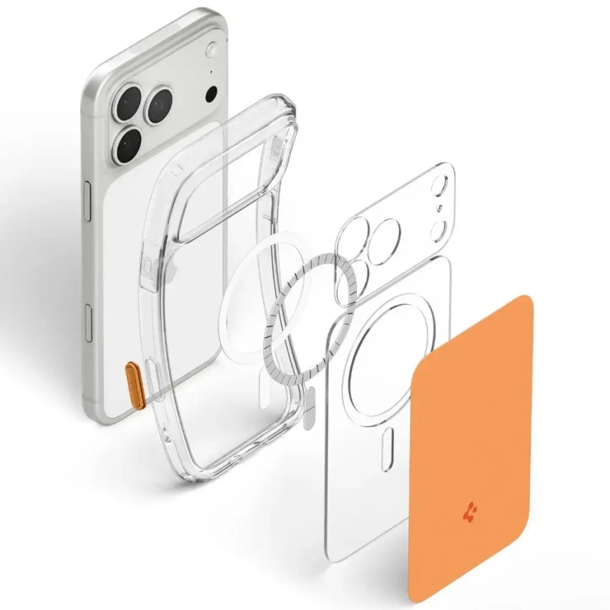 Spigen Ultra Hybrid T maciņš ar MagSafe atbalstu telefonam iPhone 17 Pro Max | iPhone 18 Pro Max oranžs – 4