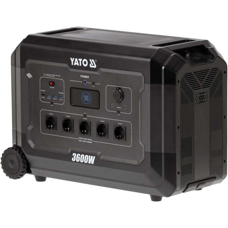 Toya Sa Poland Kandevoolu jaotur LiFePO4 | 3600 W | 3072 Wh (YT-83096)