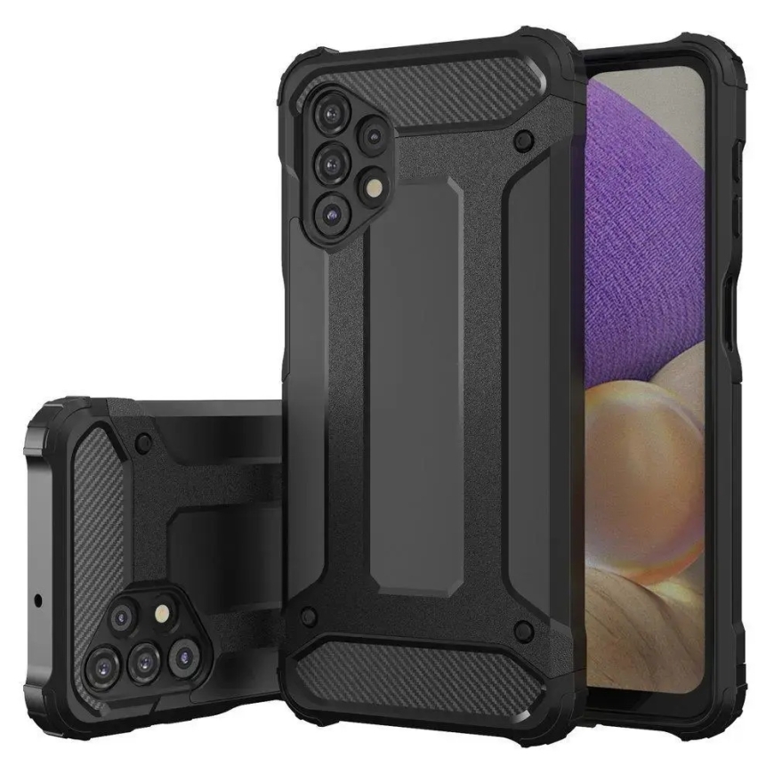 Hybrid Armor Kestävä Panssaripuhelimen suojus Samsung Galaxy A73:lle (A736) sininen – 3