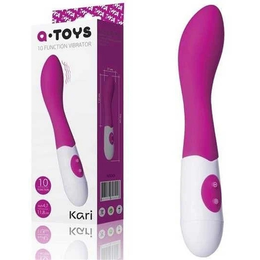 Toyfa A-TOYS, Vibrator Kari, silikoon, 10 kiirus