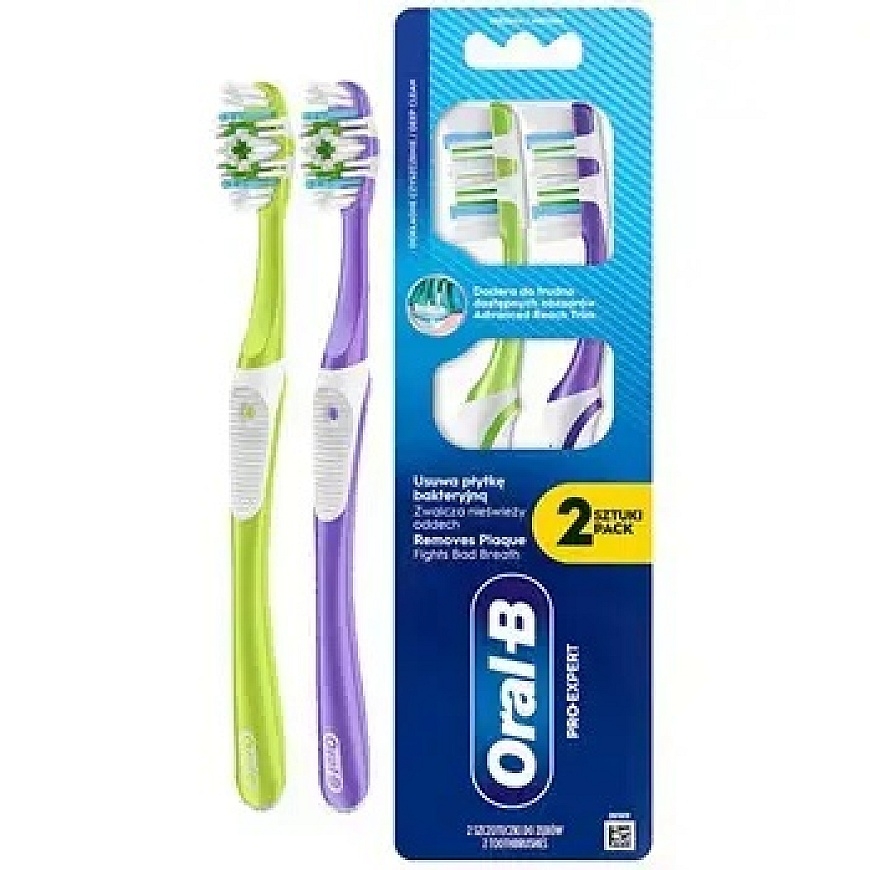 Зубная щетка Oral B Pro-Expert Deep Clean средней жесткости 2 шт.