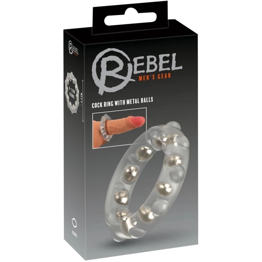 Rebel kuparinen penis metallipallon kanssa