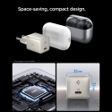 Spigen EE301EU-GAN tīkla lādētājs | 30W | GaN | USB-C | pelēks Spigen EE301EU-GAN tīkla lādētājs | 30W | GaN | USB-C | pelēks