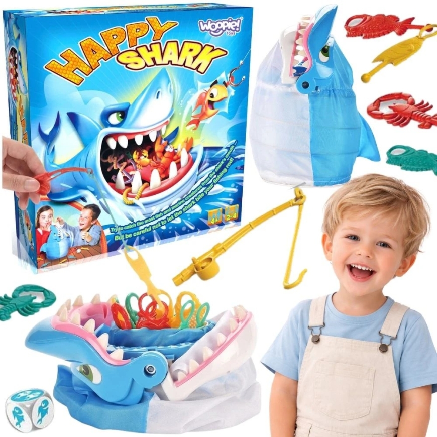 WOOPIE arcade game Happy Shark fishing from 4 years