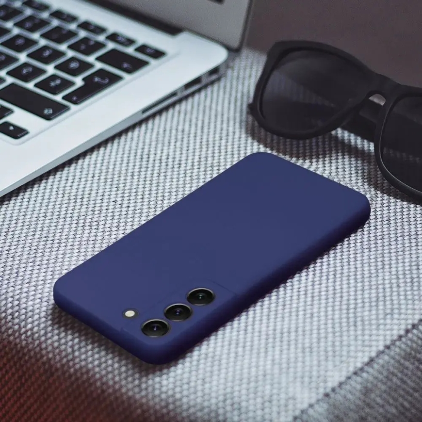 Pehmeä puhelimen suojakotelo Samsung Galaxy A35:lle sininen – 4