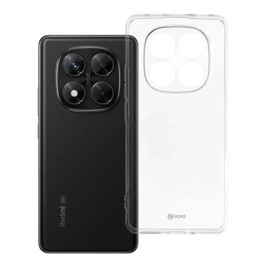 Чехол ROAR ALL DAY COLORFUL JELLY для Xiaomi Redmi Note 14 Pro 5G прозрачный