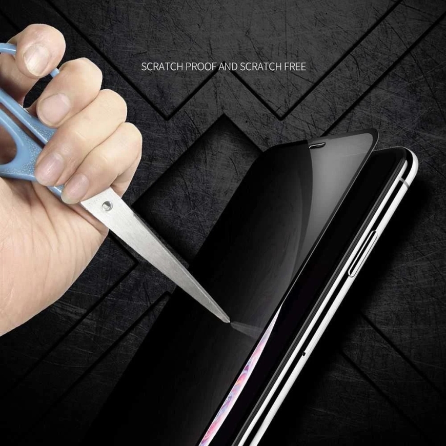 Tempered glass for Samsung S26 ULTRA X-One Full Cover Extra Strong Privacy (full glue) (working reader) black – 4