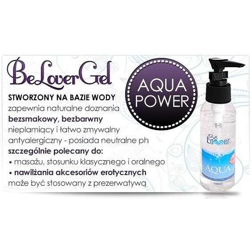 Sexual Health Series BE LOVER Gel Aqua Water-Based Moisturizing Gel 100ml