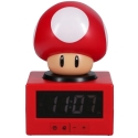 Paladone Super Mario Super Mushroom digitaalne äratuskell öövalgusega Paladone Super Mario Super Mushroom digitaalne äratuskell öövalgusega