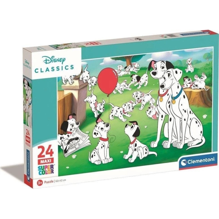 Clementoni Dėlionė 24 vnt. - 101 Dalmatinas