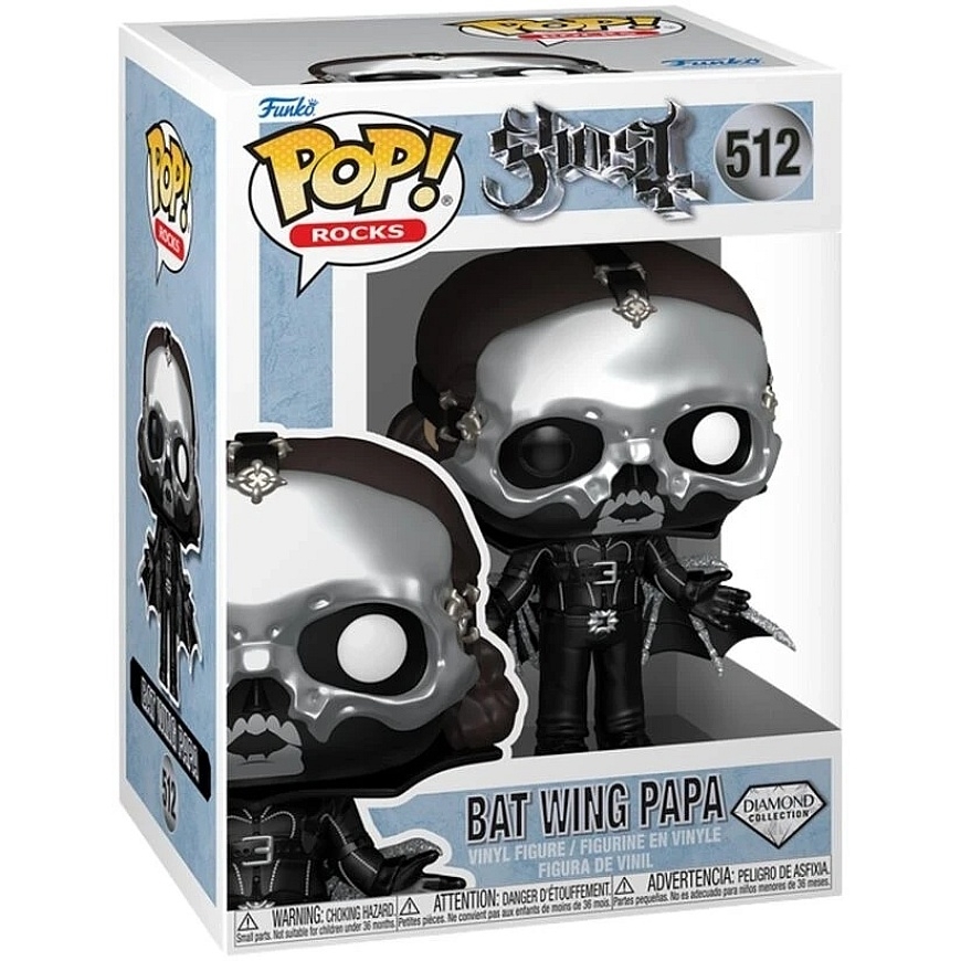 FUNKO POP! Viinilahjafiguuri: Ghost - Lepakkosiipi Isä, ~9 cm