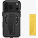 UNIQ Heldro Air -kotelo iPhone 18 Pro / 17 Pro:lle Magclick-latauksella, tummanharmaa (tinted smoke)