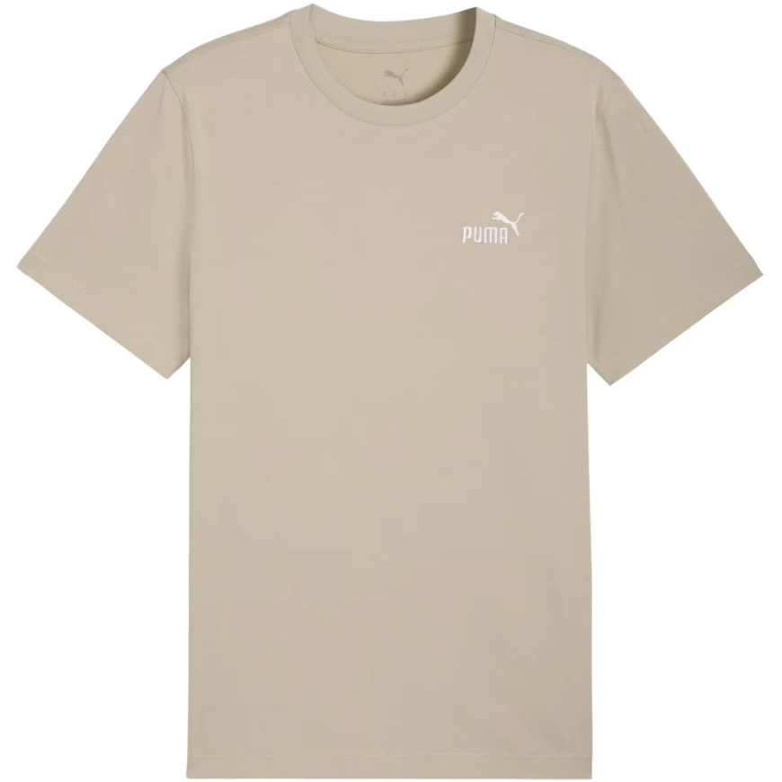 Мужская футболка Puma ESS Small No.1 Logo Tee песочного цвета 682535 61 (M)