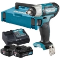Аккумуляторный ударный гайковерт 1/2", 140 Нм, 12 В макс. Makita [TW141DSAJ] 2x2,0 Ач