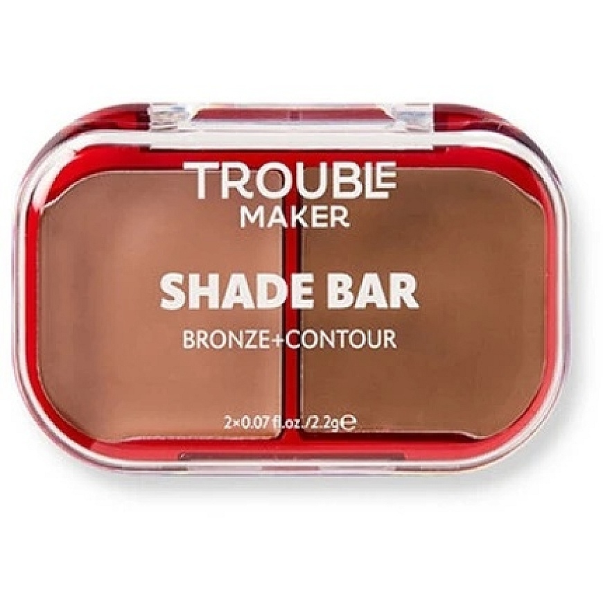 Trouble Maker -väripaletti "Shade Bar Bronze and Contour Face" 2,2 g – 2