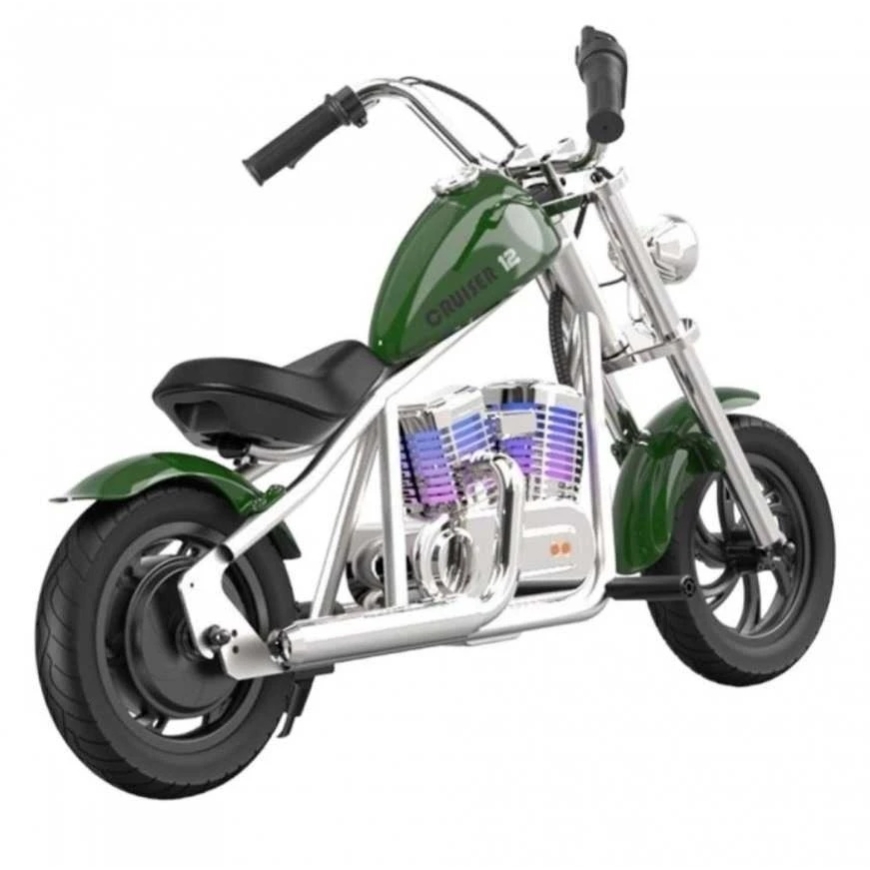Hyper Gogo Cruiser 12 Plus Elektrinis motociklas su programėle - žalias – 3