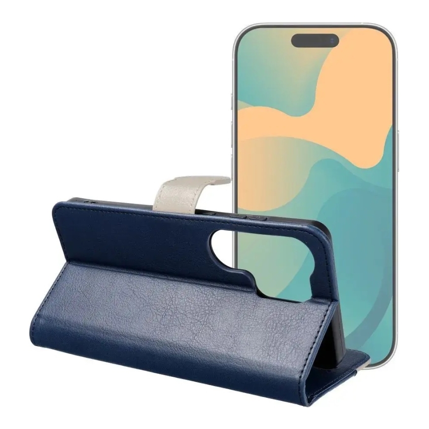 Split Book book type phone case for Samsung Galaxy A27 5G (A276) navy beige – 2