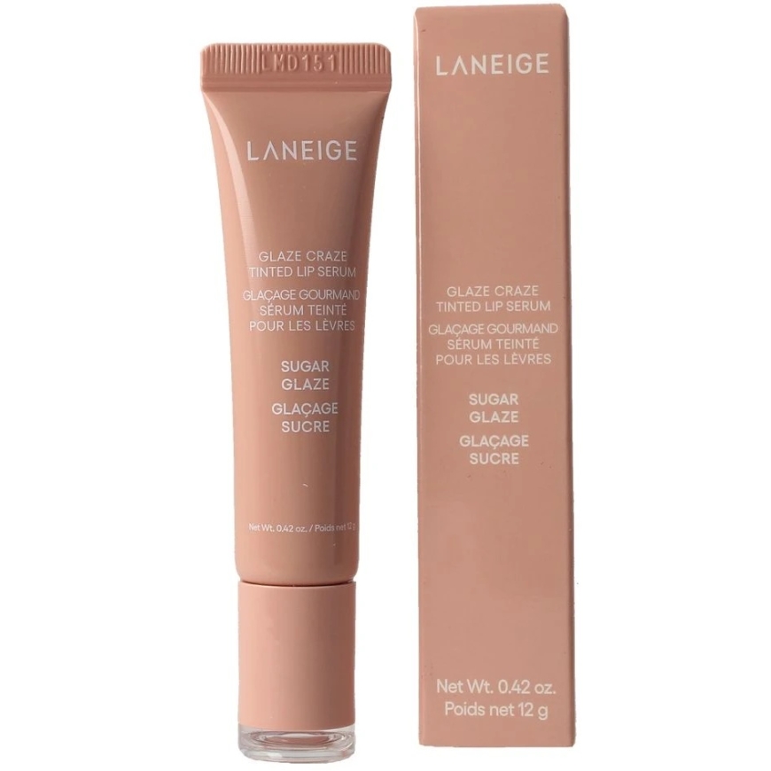 Laneige Glaze Craze Tinted Lip Serum lūpų balzamas-serumas, atspalvis: Sugar Glaze, 12 g