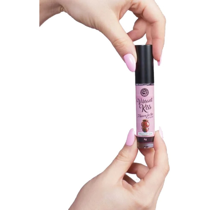 Secret Play Lip Gloss "Vibrant Kiss" Strawberry Chewing Gum – 2