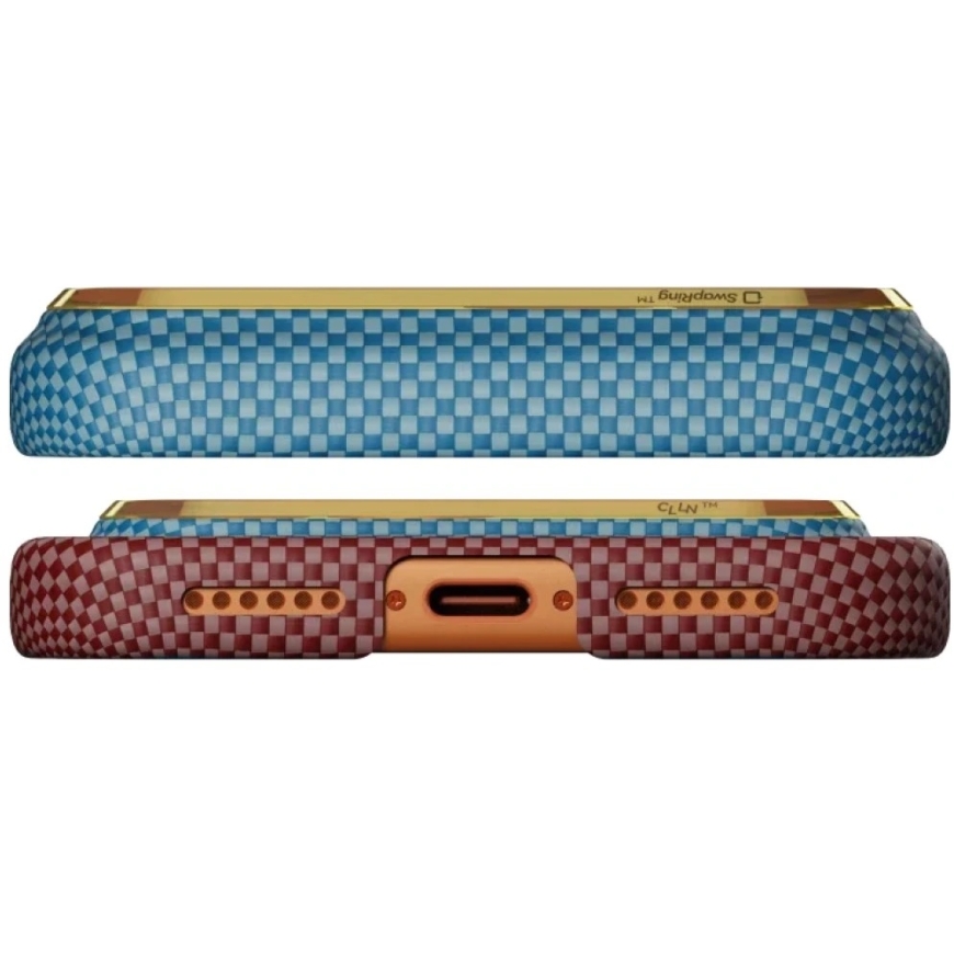 Dėklas PITAKA Edge Case California Dream 05, skirtas iPhone 17 Pro / 18 Pro, saulėlydis – 3