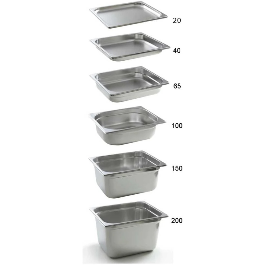 GN container 1/9 height 65 mm stainless steel - Hendi 800720 – 3