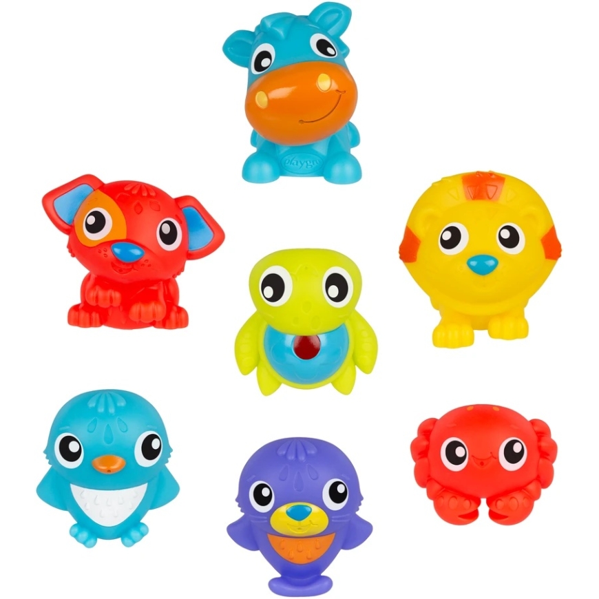 Playgro – 7 bath friends in a pouch (10189202) – 5