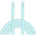 Кабель Verbatim Sync & Charge SoftTouch USB-C к USB-C 100W PD3.0 120см синего цвета 30276 Кабель Verbatim Sync & Charge SoftTouch USB-C к USB-C 100W PD3.0 120см синего цвета 30276