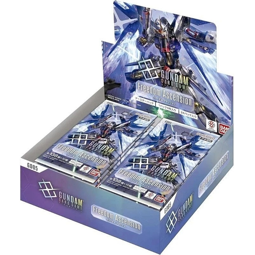 Bandai Tcg Gundam Card Game Freedom Ascension Booster Ekrāns GD-05 (24 iepakojumi)