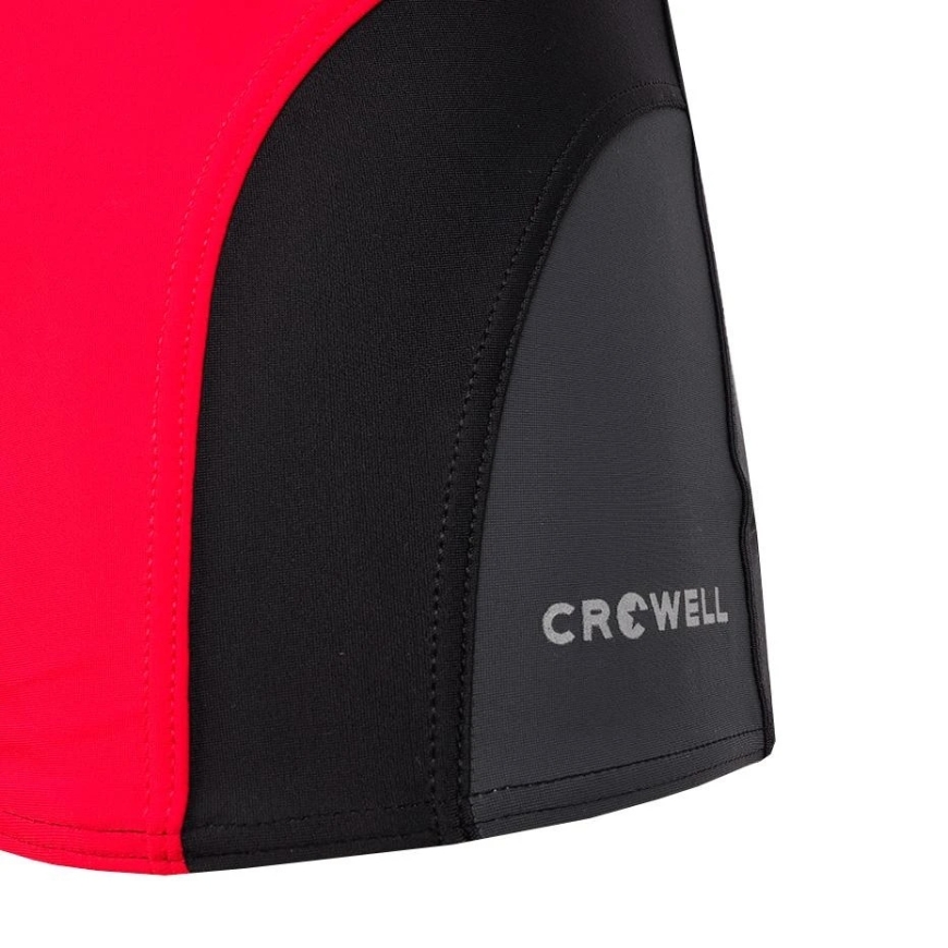 Crowell Sykes miesten uimapuku col.01 musta-puna-harmaa (XL) – 3