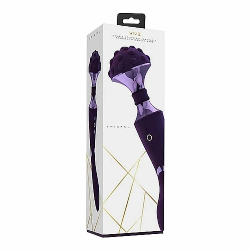 Vive By Shots Divpusējais klitorālā masāžas vibrators 28cm 10 režīmi