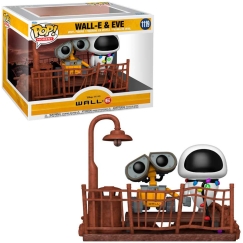 FUNKO POP! Vinyl Figure: Disney: Wall-E - Wall-E & Eve, ~9 cm