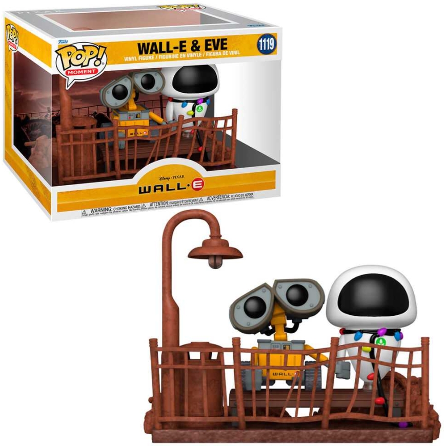 FUNKO POP! Vinila figūriņa: Disney: Wall-E - Wall-E un Eve, ~9 cm