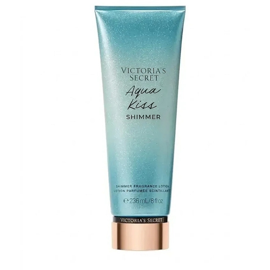 Victoria Secrets Victoria Secret Aqua Kiss Shimmer Fragrance Lotion ķermeņa losjons, 236 ml – 2