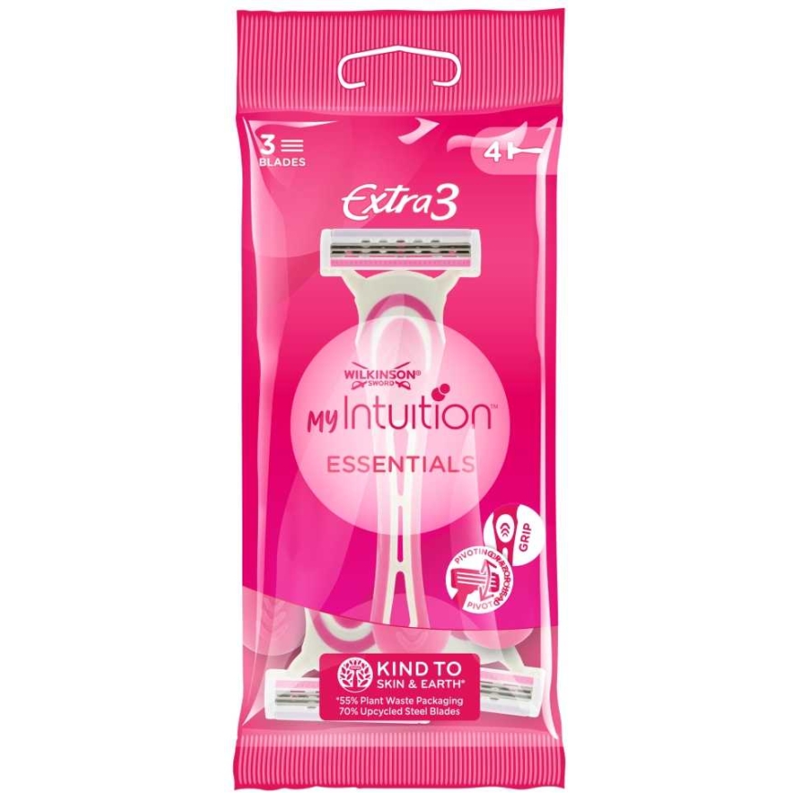 Wilkinson Sword Wilkinson Extra 3 My Intuition ühekordsed habemenoad, 4 tk. – 2