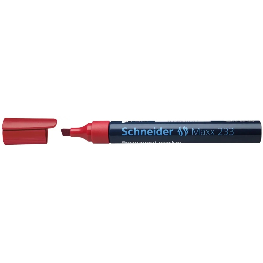 Noturīgais marķieris SCHNEIDER Maxx 233 slīps, 1-5 mm, sarkans – 3
