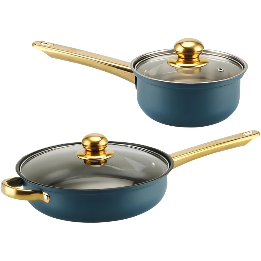 Stainless Steel Kitchen Pot Set, 12 Pieces, Frying Pan + Lids - or203 – 4